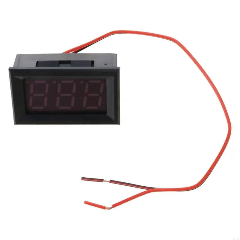 

Universal 220V 380V Meter 50-500V Voltmeter 0.56in Digital LED Display Tester Gauge & Power Cable