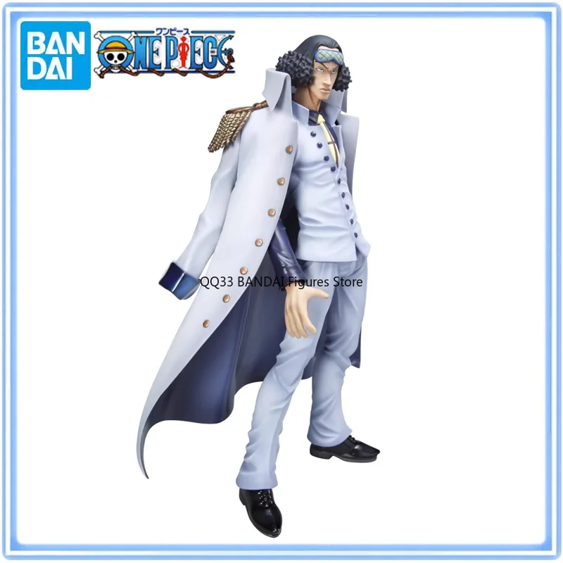 Original MegaHouse ONE PIECE Portrait.Of.Pirates KUZAN Admiral of The Navy Anime Action Figure Desktop Ornaments Model Boy Gift