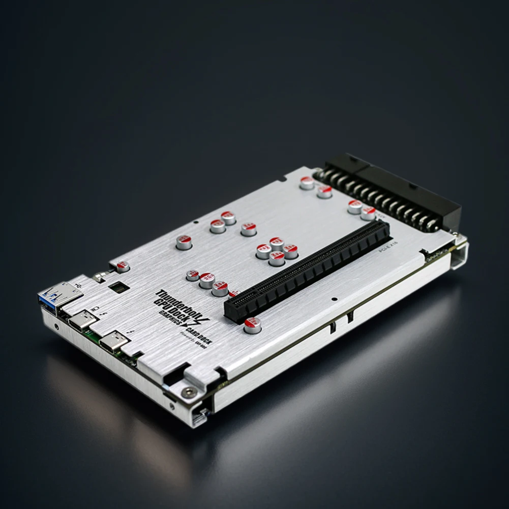 Th3p4g3 mini dock de placa de vídeo gpu compatível com thunderbolt 85w pd carregamento 40gbps para notebook portátil para placa gráfica externa