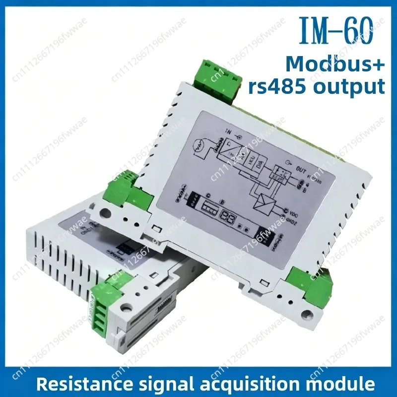Resistance Sensor Data Acquisition Card – Slide Resistor/Potentiometer Signal to Modbus RS485 Converter for Industrial IoT