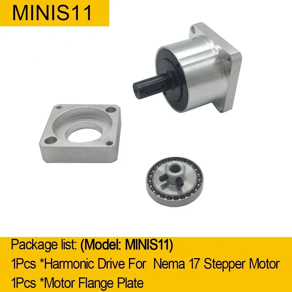 NONE Mini Harmonic Drive Schrittmotor Kit Hochpräzises Roboter-Manipulator-Armgelenk, drehbare Plattform, Cam Divider, 4 Achsen, DD-Motor 9