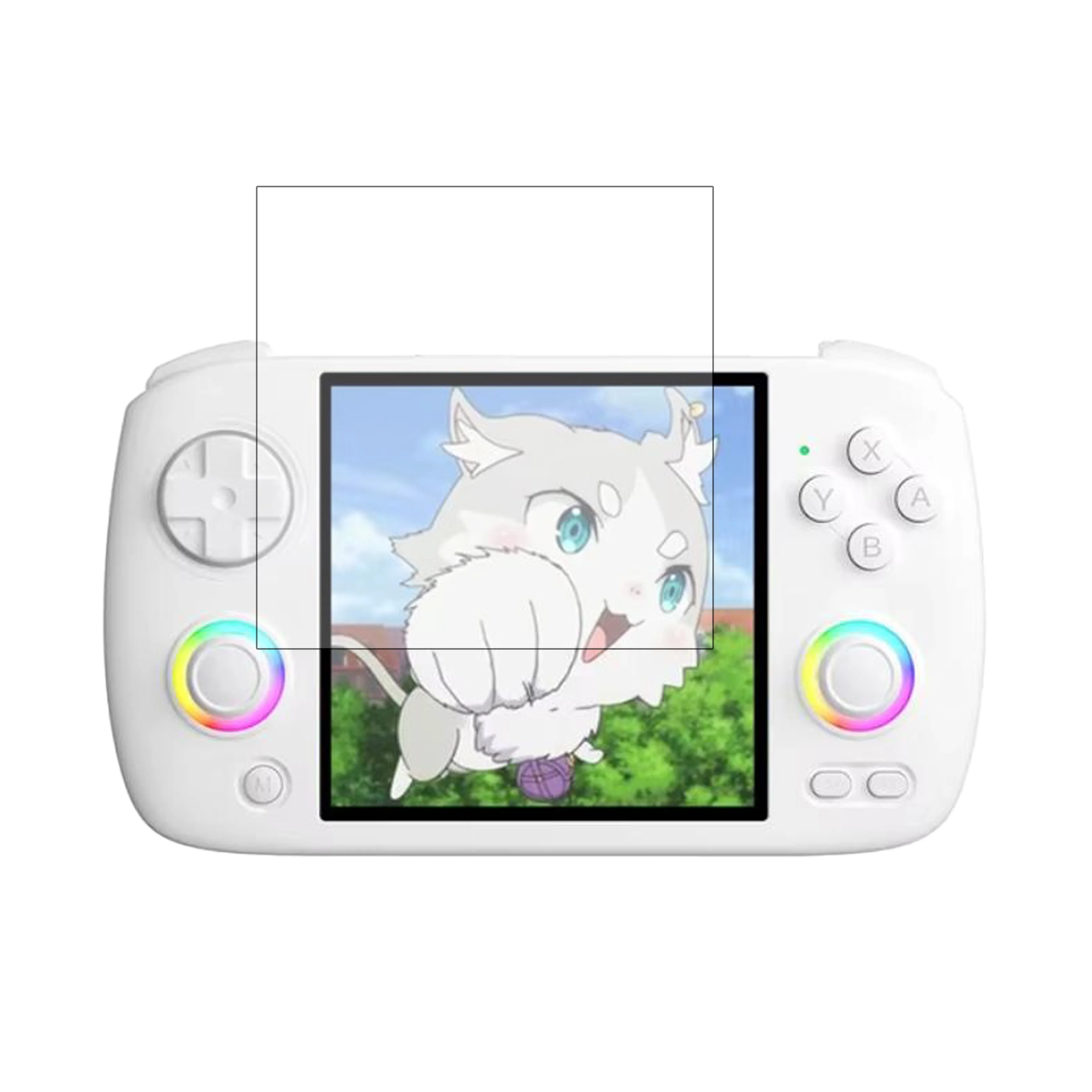 المحمولة Anbernic RG CubeXX الزجاج المقسى واقي للشاشة فيلم ريترو وحدة التحكم RGCUBEXX أفلام الزجاج المقسى لعبة الملحقات