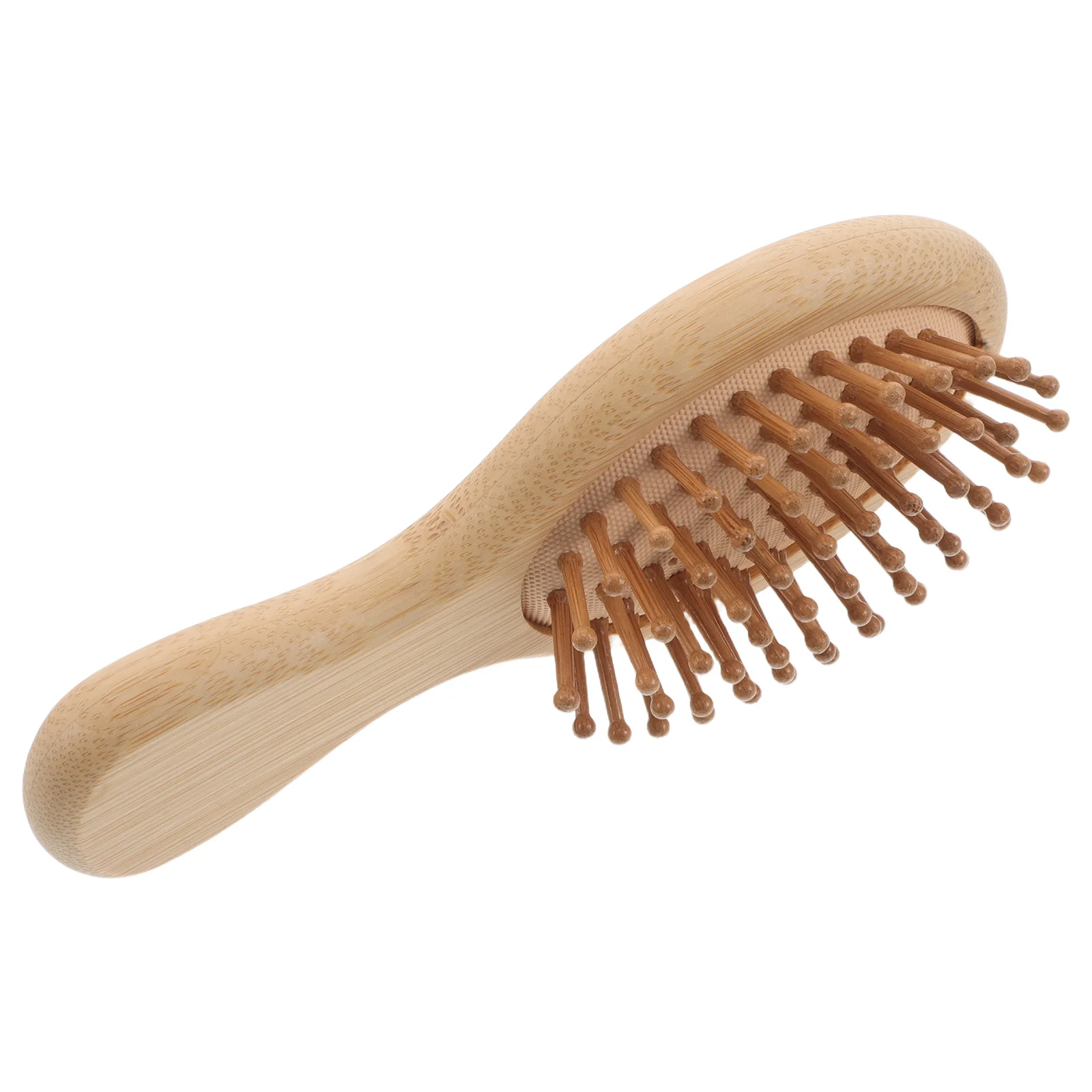Bamboo Mini Wide Tooth Massage Comb Portable Airbag Scalp Massager Hairbrush Travel Handbag Hair Care Tool Portable Airbag Comb