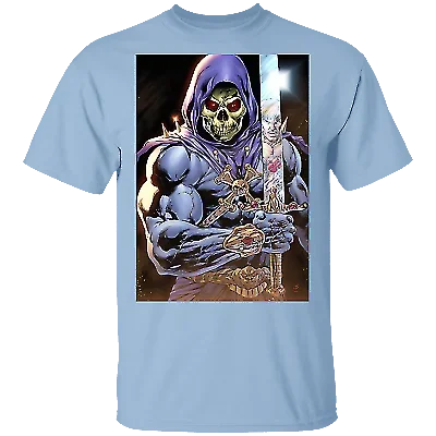 T-Shirt skeletor he-man heman he man cartoon castle greyskull grayskull