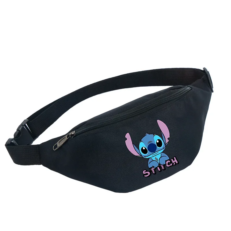 

MINISO Lilo & Stitch Waist Bag Women's Belt Bag Travel Sport Bags Ladies Waterproof Houlder Crossbody Chest Bag Anime Small Bag