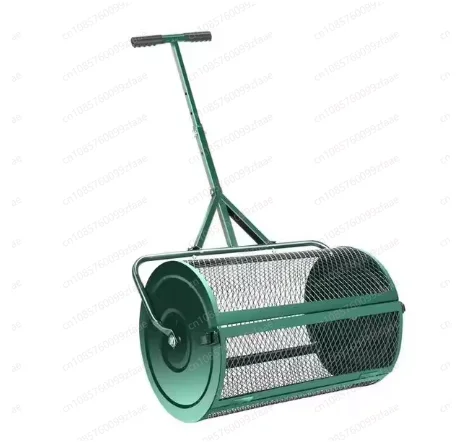 

Push-pull boom Spreader Lawn Garden Agriculture and Forestry Iron Basket Roller Cover Soil Surface Dressing Compost