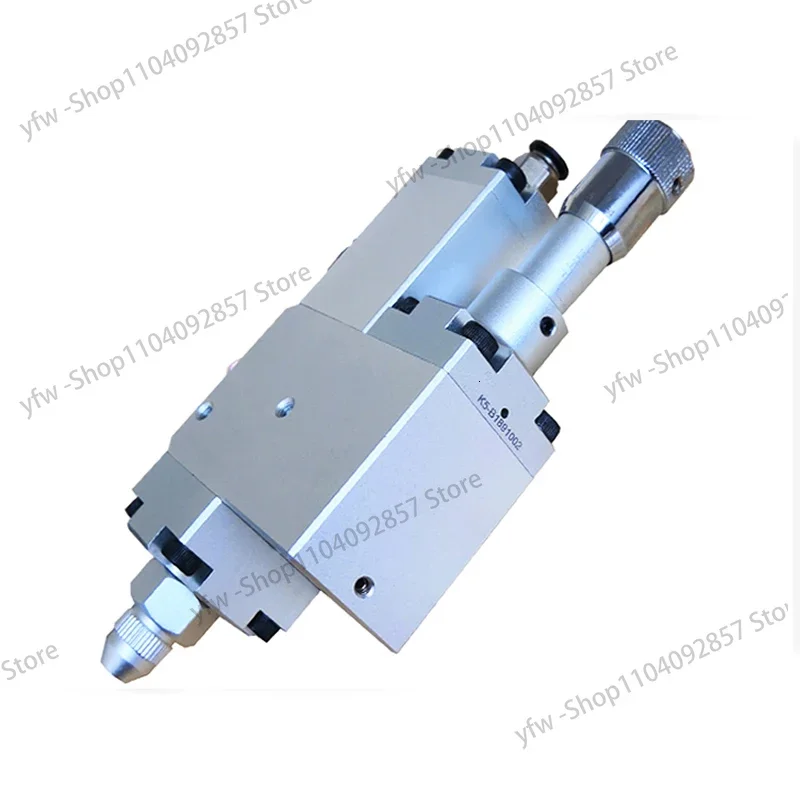 One-piece quantitative butter machine metering valve with micrometer, pneumatic grease metering valve, grease gun accessories