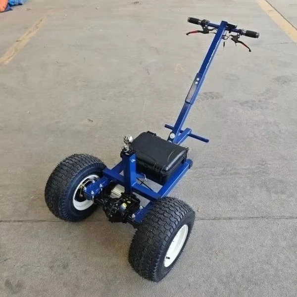 Electric Trailer Truck Trolley with Motor Adjustable Trailer Trolley Heavy Duty Camper Trailer Trolley with 2 Inch Ball