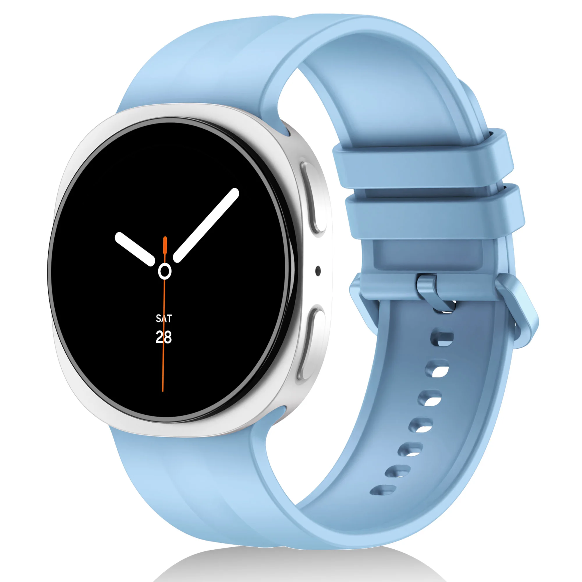 Original Silikonarmband für Samsung Galaxy Watch 9 8 44mm 40mm Sportarmband Galaxy Watch 8 Classic 46mm Armband Zubehör – Detail 11