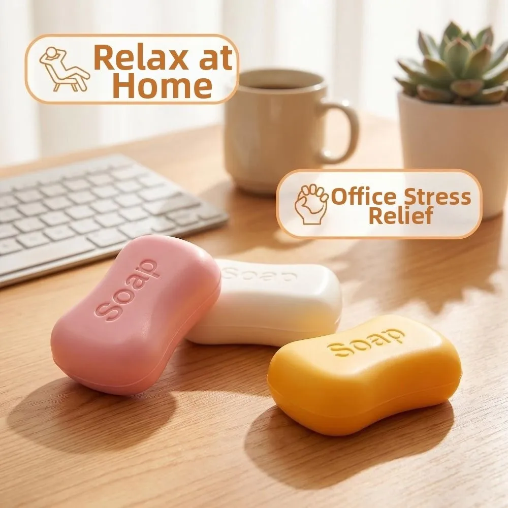 Creative Soap Squeeze Super Soft Anxiety Relief Soap Squishy Comfortable Funny Slow Rebound Fidget Children's Gifts image 5