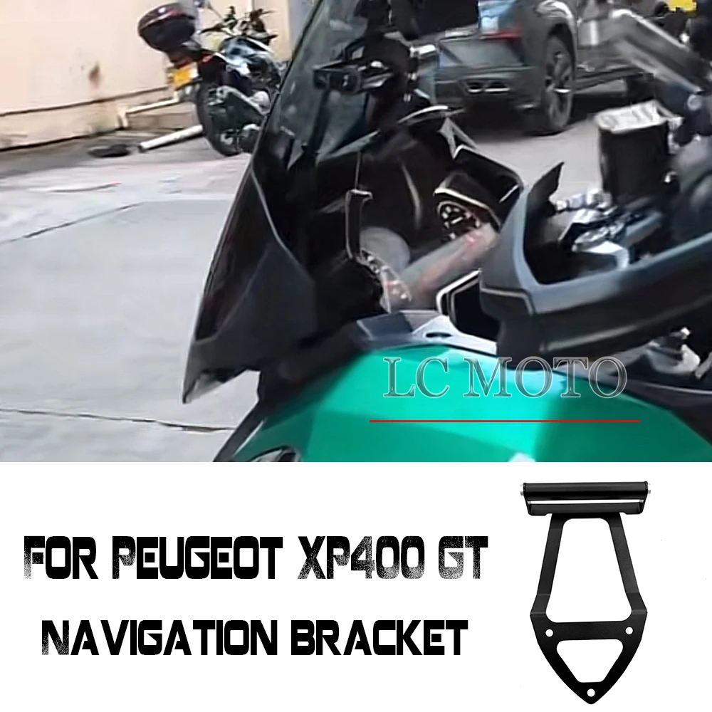 For Peugeot XP400 GT motorcycle Navigation bracket Multi-functional extension pole  Phone stand Modification Accessories