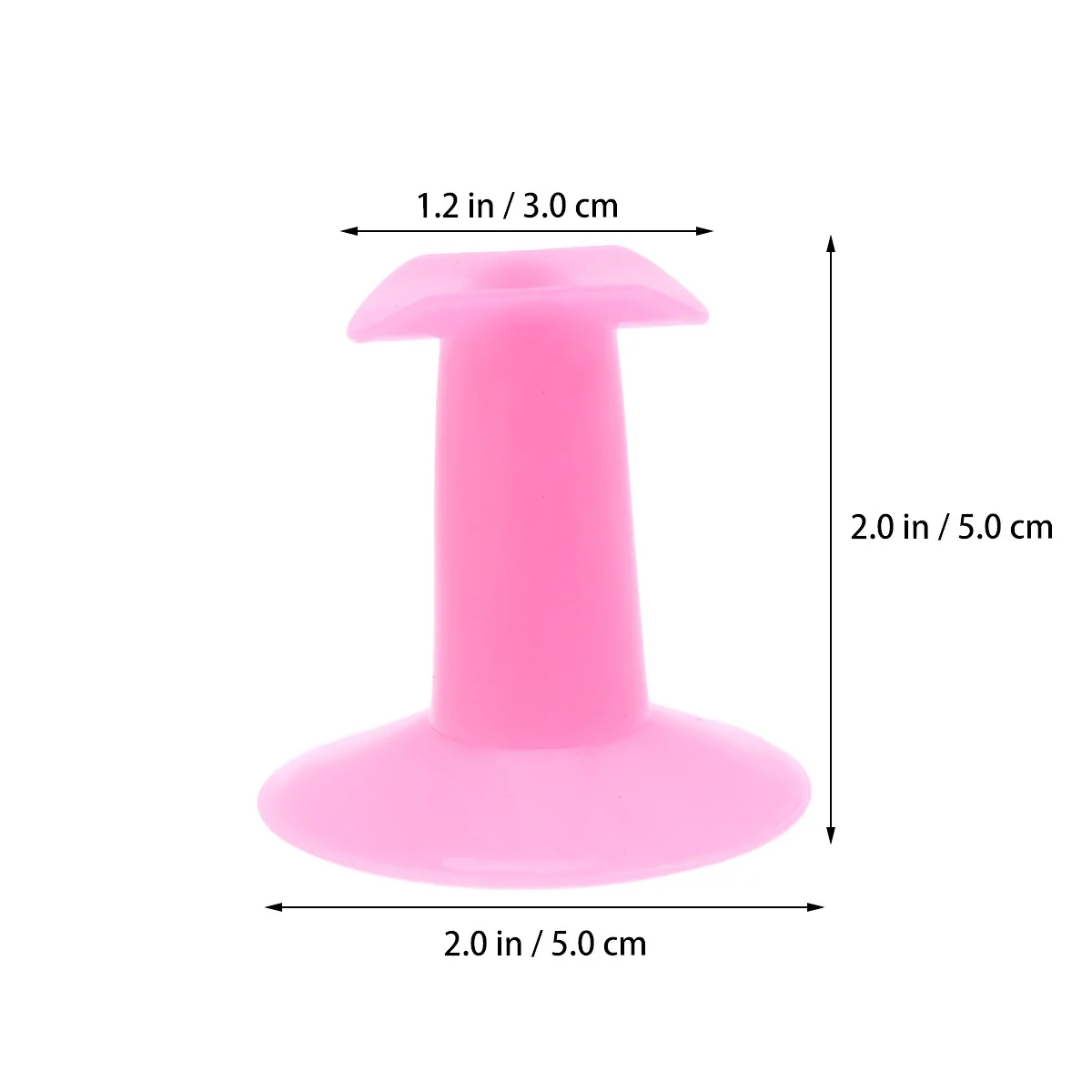 Support de repose-doigt en plastique dur, 3 pièces, pour Nail Art, Support stable pendant le traitement de l'enveloppe acrylique en Gel, utilisation professionnelle pour Salon de bricolage