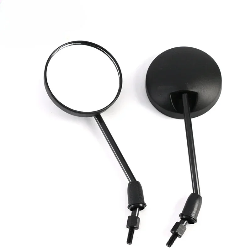 

Universal Motorcycle Scooter Mirrors Moto E-bike Scooter Rear View Mirror 8mm Round Oval Convex Mirrors Modified Accessories