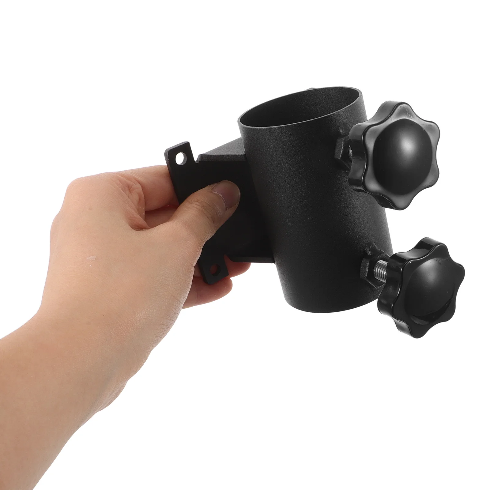 

2Pcs Weather Resistant Umbrella Stand Clamp for Outdoor Patio Deck Railing Balcony Garden Heavy Duty Mounting Bracket