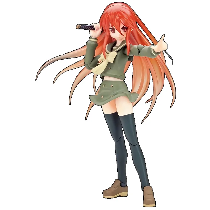Max Factory Oryginalna Figurka Figma Gotowa do Montażu z Ruchomymi Stawami Shakugan No Shana Anime Figurka Akcji Model Zabawka Kolekcjonerska Prezent dla Chłopców