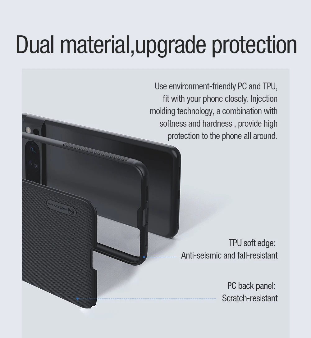 MagSafe Case For Google Pixel 8 Nillkin Frosted Shield Pro TPU Magnetic Wireless Charging Back Cover For Google Pixel 8 New Case