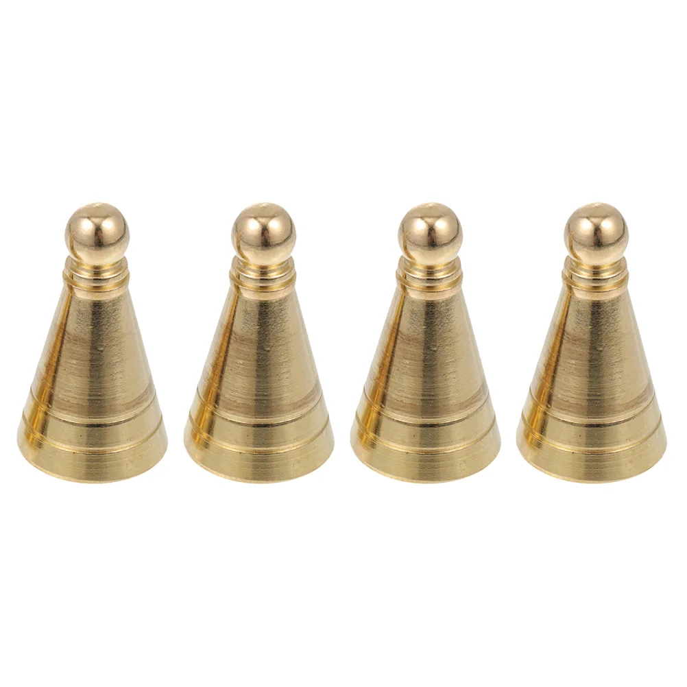 4 Pcs Brass Tower Incense Mold Ashtray with Lid Copper Tool Suite Cone Mould Household DIY Tea Room Supply