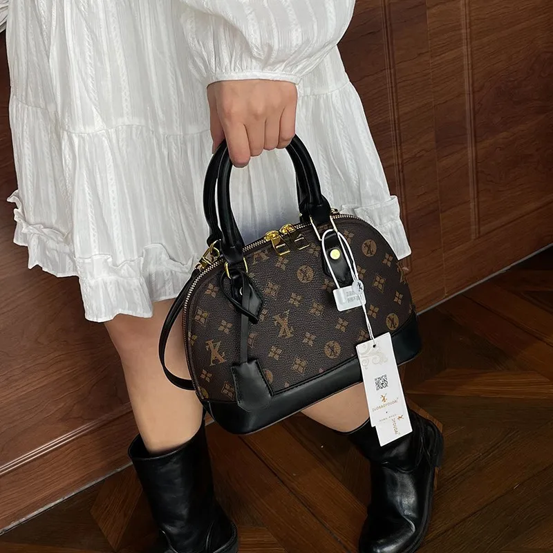 حقيبة كروس أنيقة للسيدات، حقيبة يد جلدية نسائية، حقيبة كتف من العلامة التجارية الشهيرة