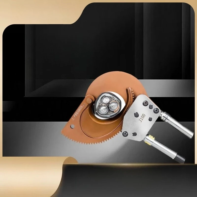 J40 Ratcheting Cable Cutter 300mm² Cu/Al & φ30mm Armored Cables | Mechanical Ratcheting Design | Ultra-Lightweight 1.15kg