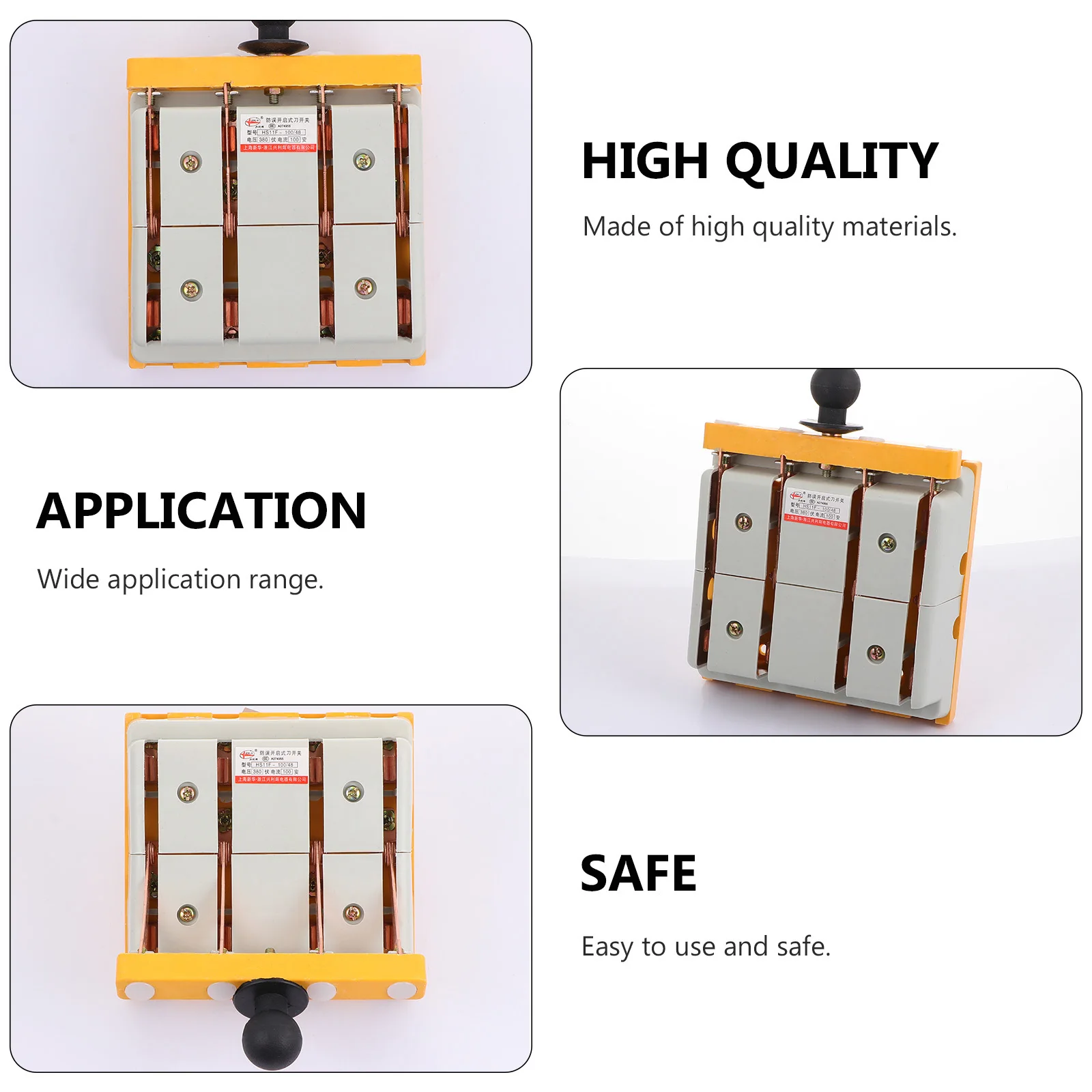 

Double Throw Copper Switch Electric Safety Closing Device Household Supplies Power Supply Control Professional Insulation