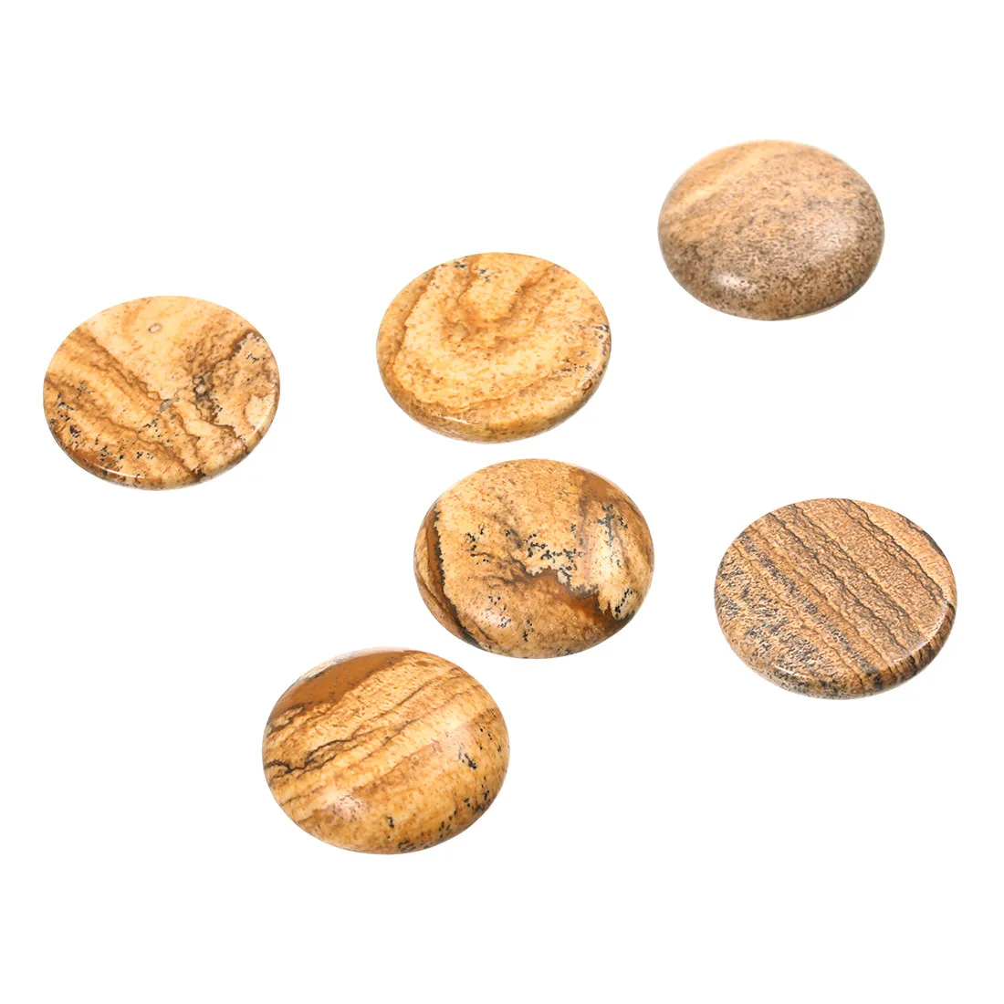 10pcs Round Onyx Cabochons for DIY Jewellery Making