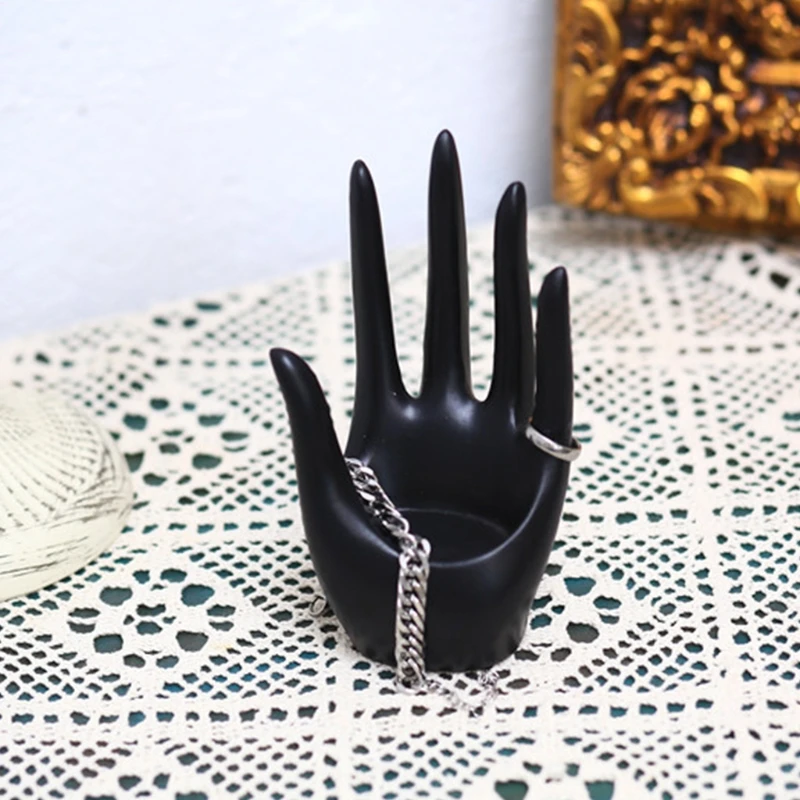 Hand for Candle Holder Candlestick Rack for Jewelry Watch Rings Display Rack for Home Office Living Room Home Decor