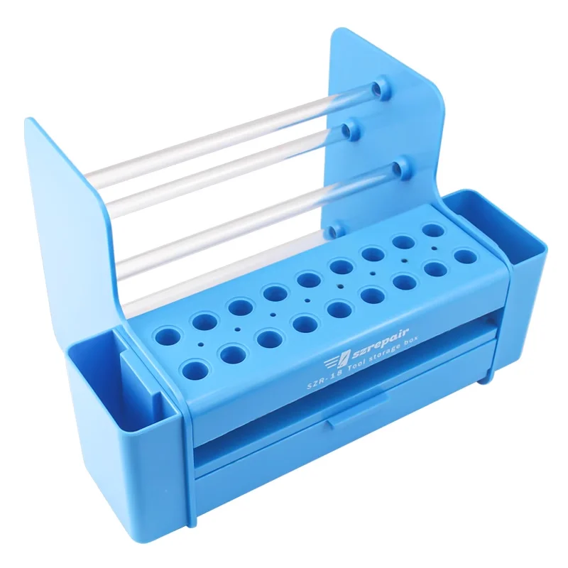 SZR-18 Multifunctional Screwdriver Tweezers Parts Tool Organizers Storage Box For Mobile Phone Repair Tool Parts Storage Box