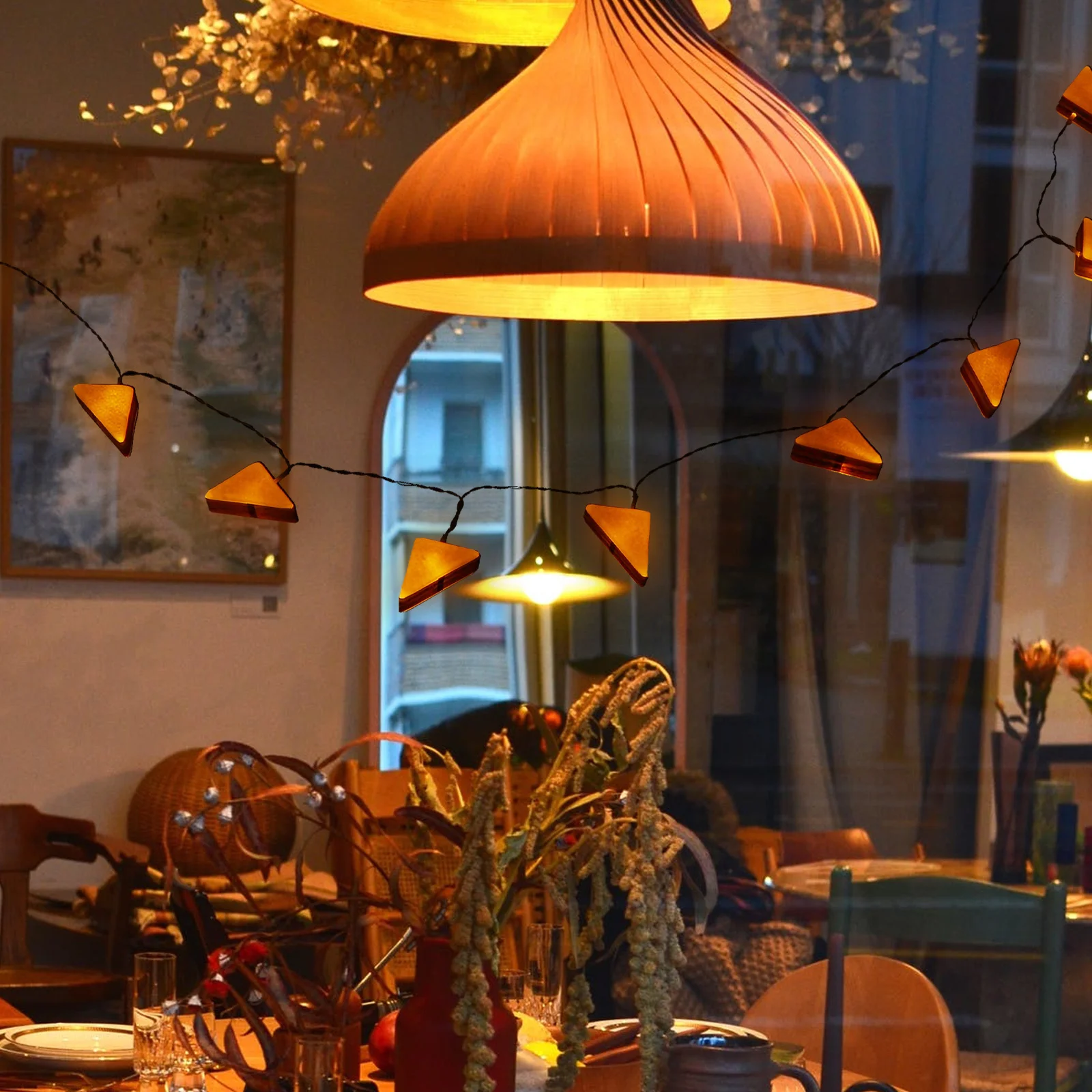 1 قطعة ساندويتش النمذجة سلسلة ضوء مصباح للزينة الإبداعية لغرفة عيد ميلاد حفلة مريحة المنزل ضوء الليل #5