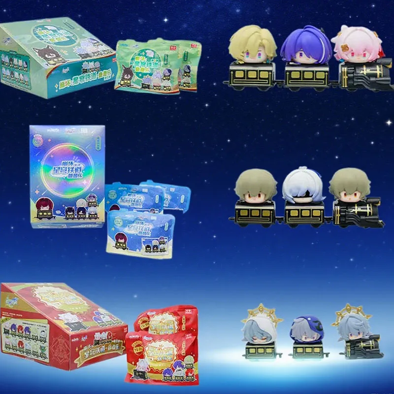 

Honka Star Rail Stacking March 7th Acheron Firefly Aventurine Blind Bag Mystery Blind Box Gifts Toy Model Anime Figure Collect