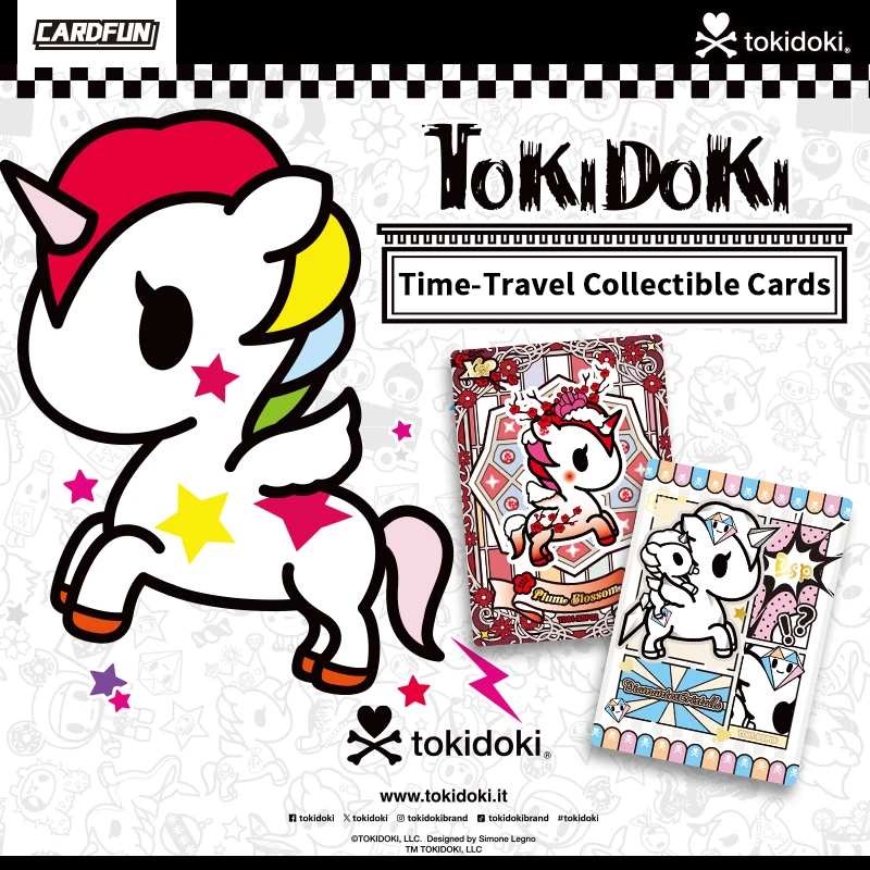 Card.Fun Official Tokidoki Collector Edition Card Game 16 Colorful Unicorn TCG Booster Pack Viral CCG Cards Birthday Gifts& Game