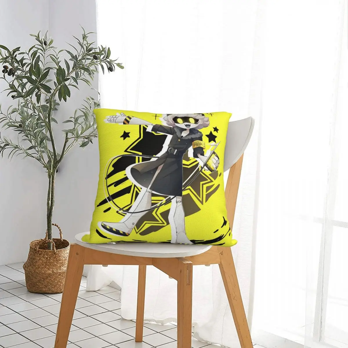 Murder Drones Pillowcase Polyester Cushion Cover Decorations Uzi Doorman Aesthetic Pillow Case Cover Home Dropshipping 40X40cm