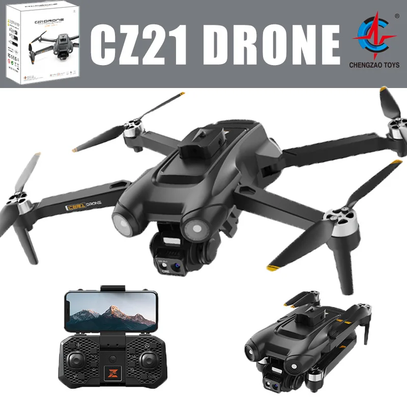 

2024 New CZ21 Brushless Drone HD Dual Camera Aerial Drones Four Axis Aircraft Remote Controlled Dron Toys