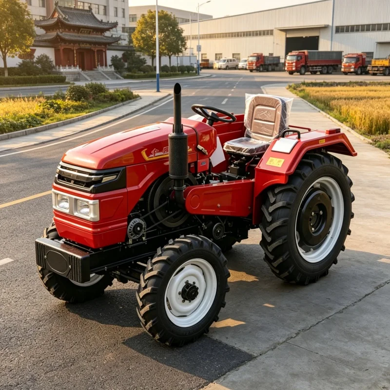 

Customized Ideal Farm Tilling Equipment, Dual CE/EMC Certified, 4WD Wheeled Rotary Tiller, Four-wheel Cultivator