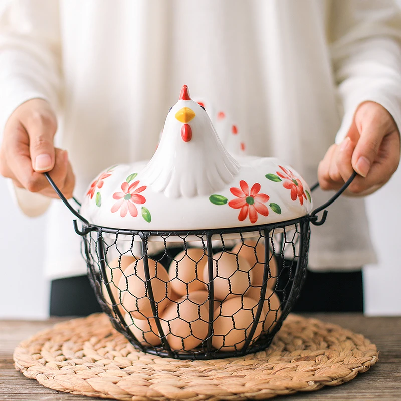 Ceramic Egg Basket … - image