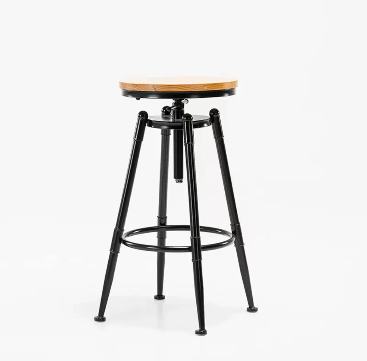 The chair stand is made of iron rotating base