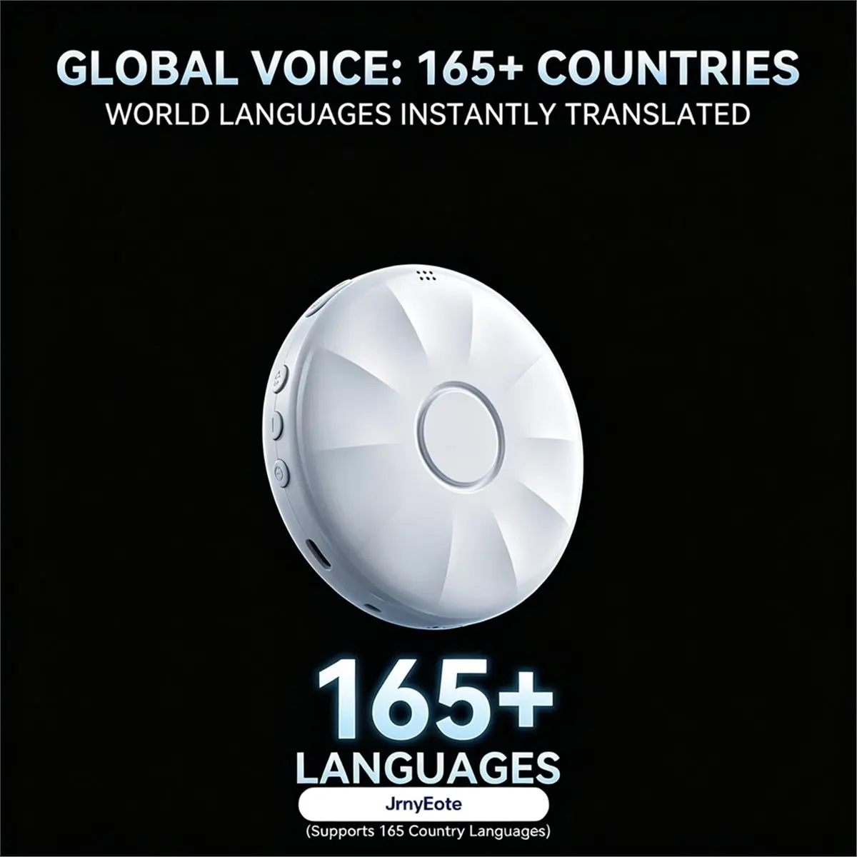 AI Language Translator Device,160+ Languages Voice Translator, Foreign Language Practice Companion,Wearable Translator