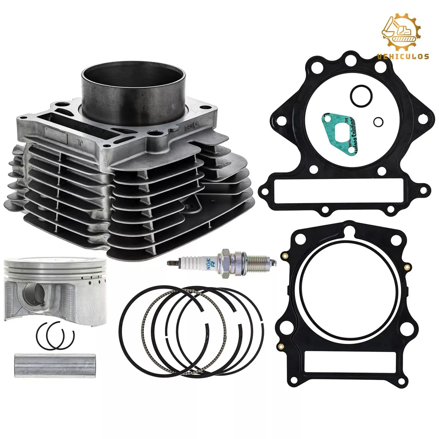 1Set Cylinder Piston Gasket Kit 3TB-11310-00-00 3TB-11631-00-Y0 For Yamaha Grizzly 600 YFM600 1998-2001 XT600 1990-1995