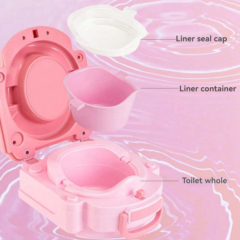 BAAG-Портативный детский горшок для малышей, дорожное сиденье для унитаза, подходит для использования на открытом воздухе, кемпинга и в автомобиле.