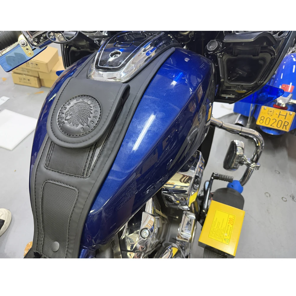 New Gas Tank Bag Upper Tank Motorcycle Fuel Tank Pack Accessory for Indian Challenger Pursuit Dark Horse Limited 2022-2025 2026
