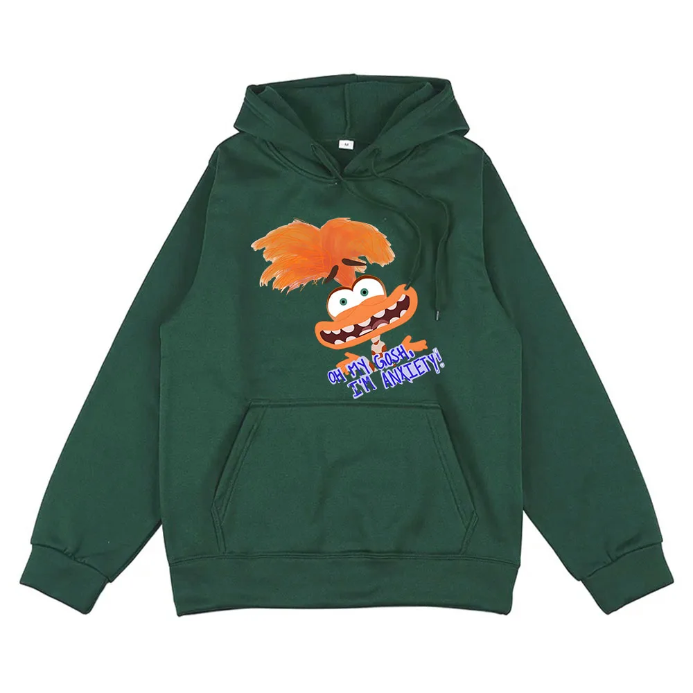 Cartoon Hoodie anxiety Hoodies Long Sleeve Casual Sweatshirt For Autumn/Winter Comfortable Hooded Clothe Moletom Women/Men Hoody