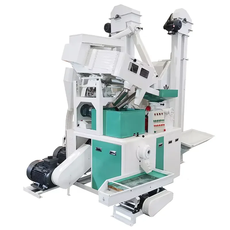 High Output Combined Rice Milling Machine 20 Tons Per Day Industrial Grain Processing Equipment for Farm Use