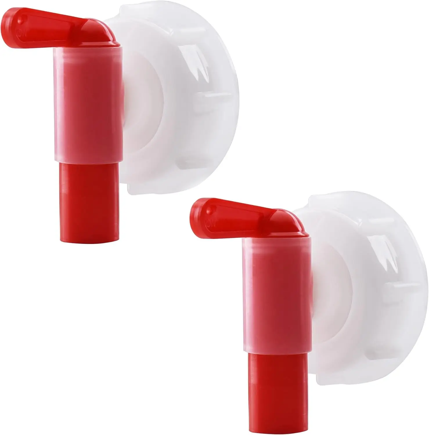 1/2pcs Faucet DN61 61mm Horticultural Plant Nutrient Solution Faucet Red White Plastic Faucet For Handling Water Other Liquids