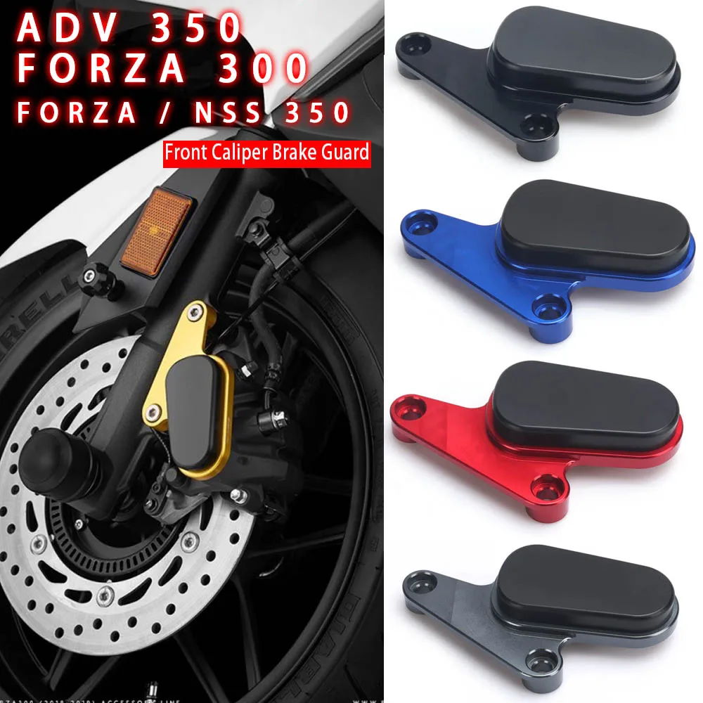 For Honda ADV350 Forza 300 Brake Caliper Cover Motorcycle Accessories Aluminium Front Caliper Brake Guard  Forza 350 Nss 350