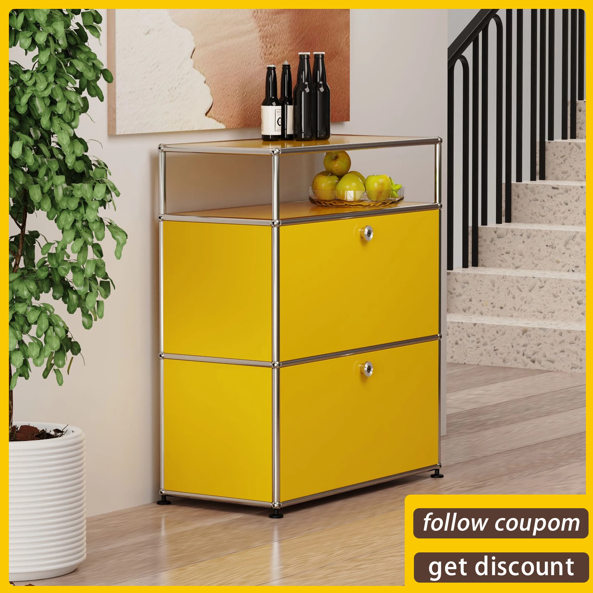 Customizable Storage Cabinet | Designer Modular Metal Furniture for a Stylish Touch to Living room bed room & Office Spaces