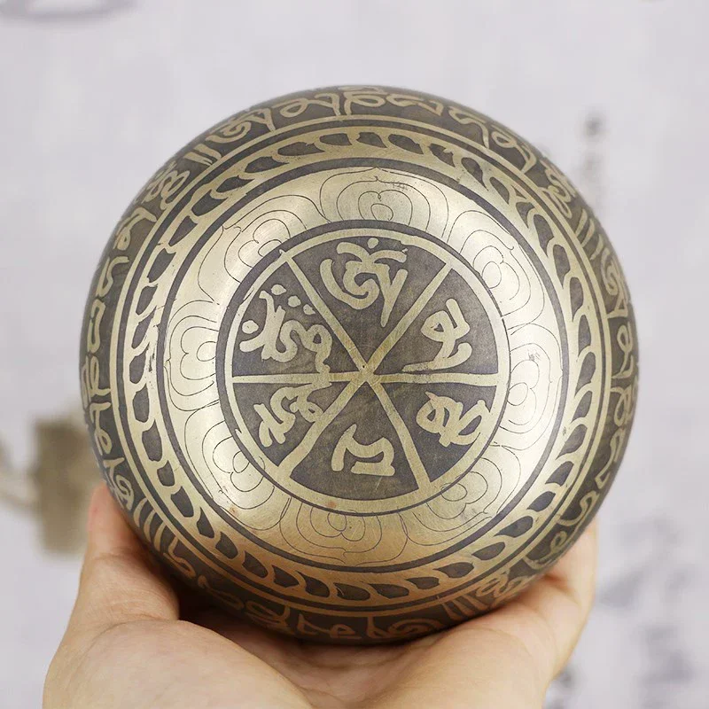 95.cm/11cm/14.5cmTibetan Bowl Singing Bowl Decorative-wall-dishes Home Decoration Decorative Wall Dishes Tibetan Singing Bowl