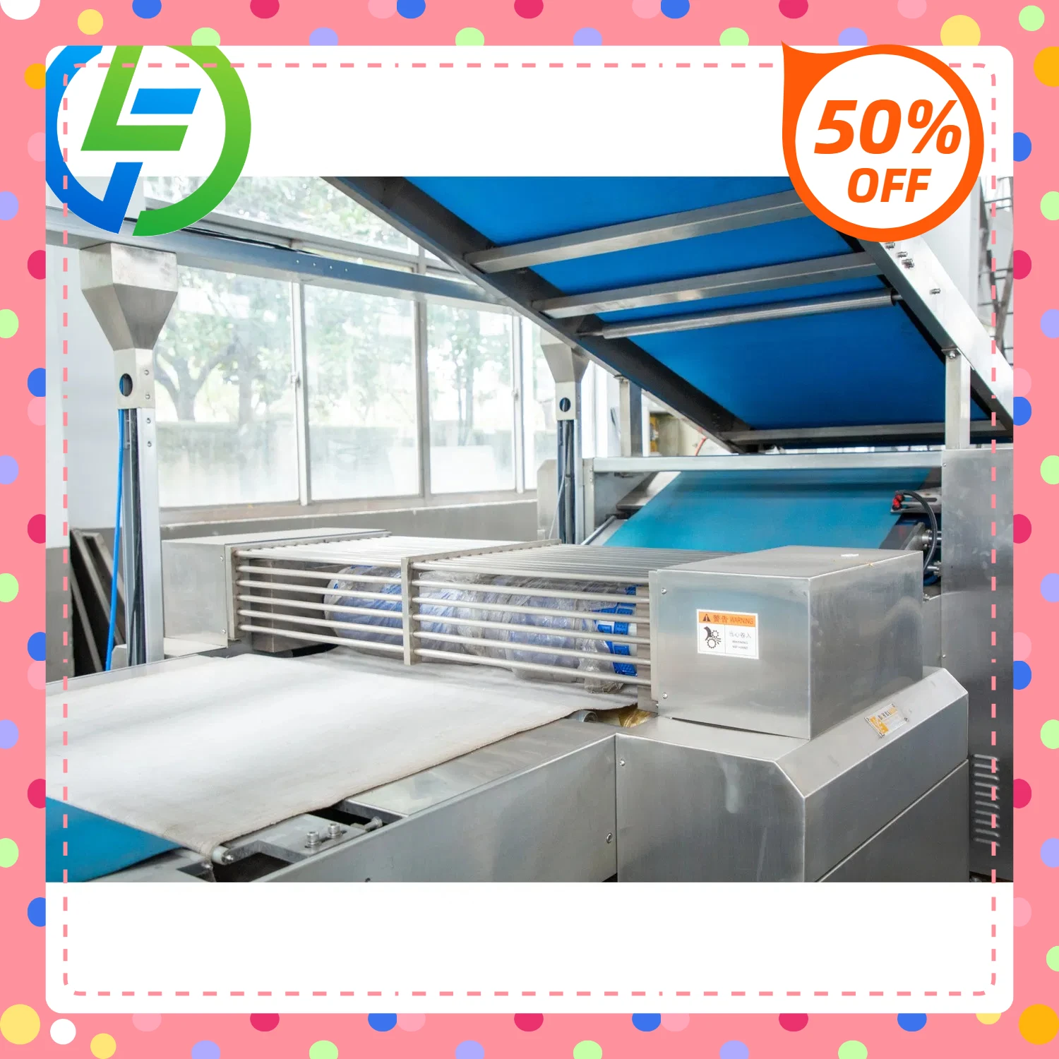 آلة تصنيع البسكويت الصلبة/الناعمة الأوتوماتيكية بالكامل بعمر طويل خط إنتاج بسكويت الساندويتش مع آلة التعبئة