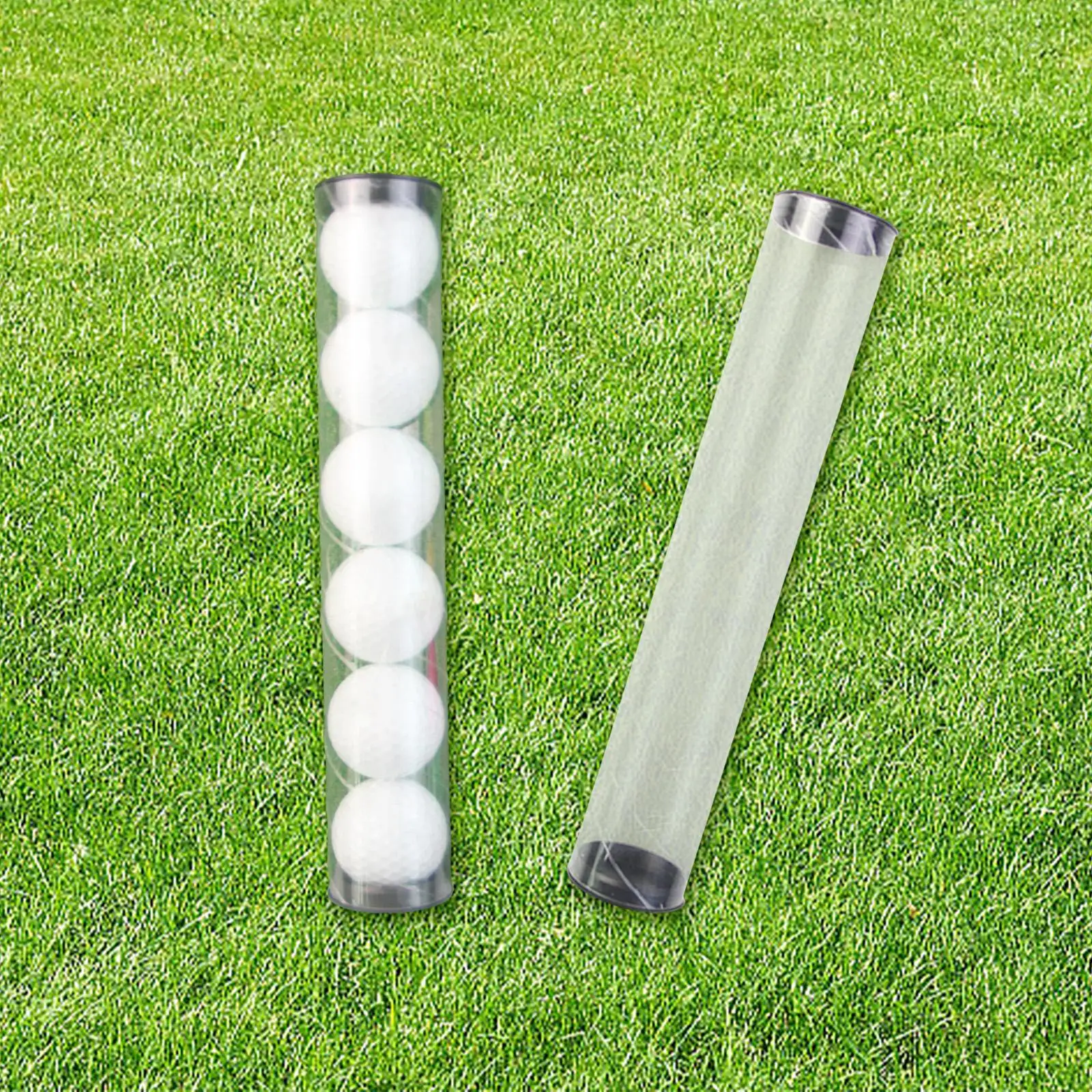 Golf Ball Tube Barrel Sports Containers 47mm Clear Outdoor Round Ball Pack Golfing Suitcases Golf Ball Holder Golf Ball Carrier