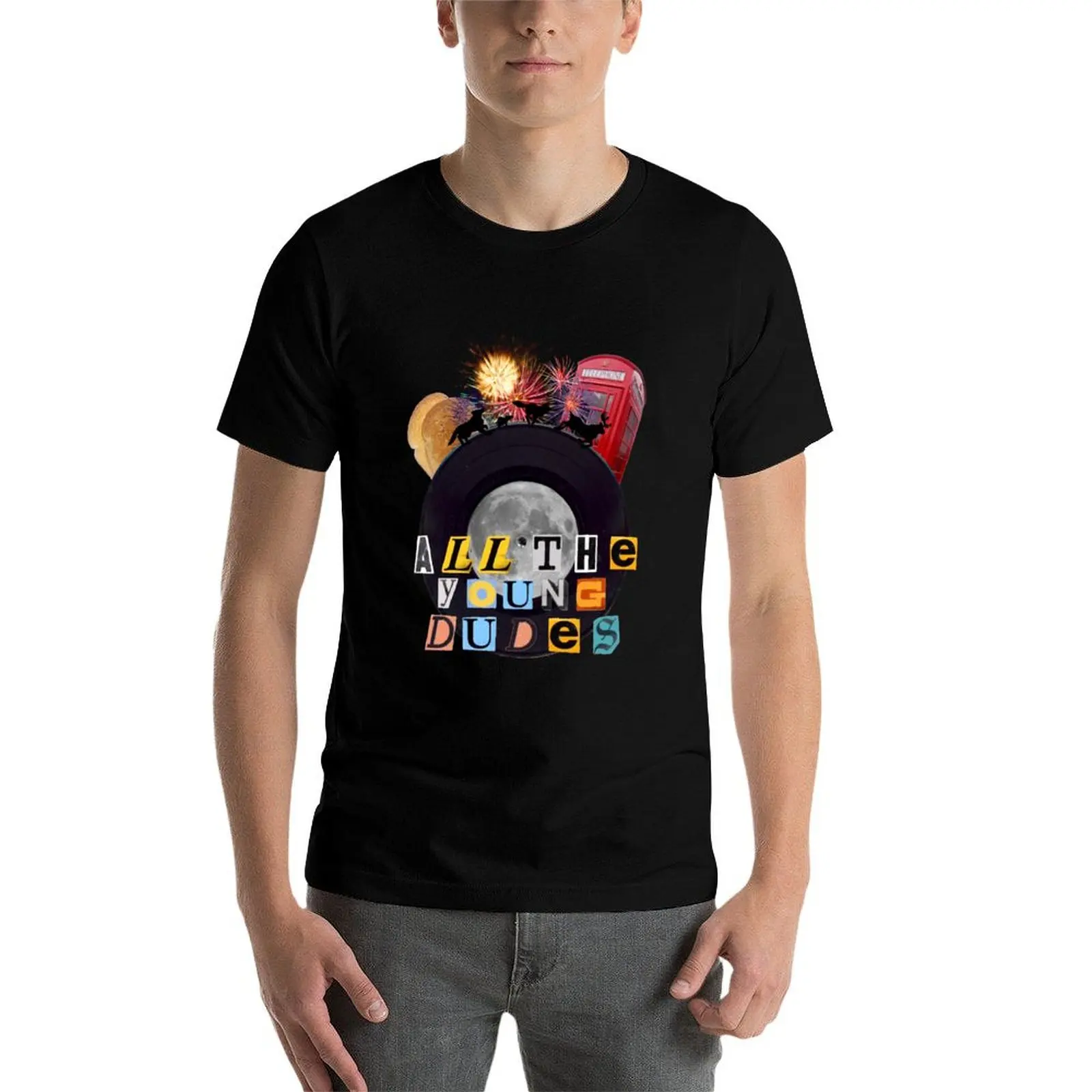All The Young Dudes Marauders Print T-Shirt Casual Pattern Print Tee Shirt view 4