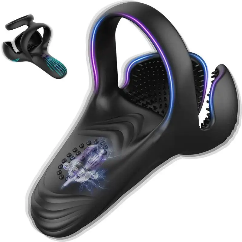 APP Control Vibrating Cock Ring for Men Ejaculation Delay Penis Ring G Spot Clitoris Clit Stimulator Adult Sex Toy for Couples