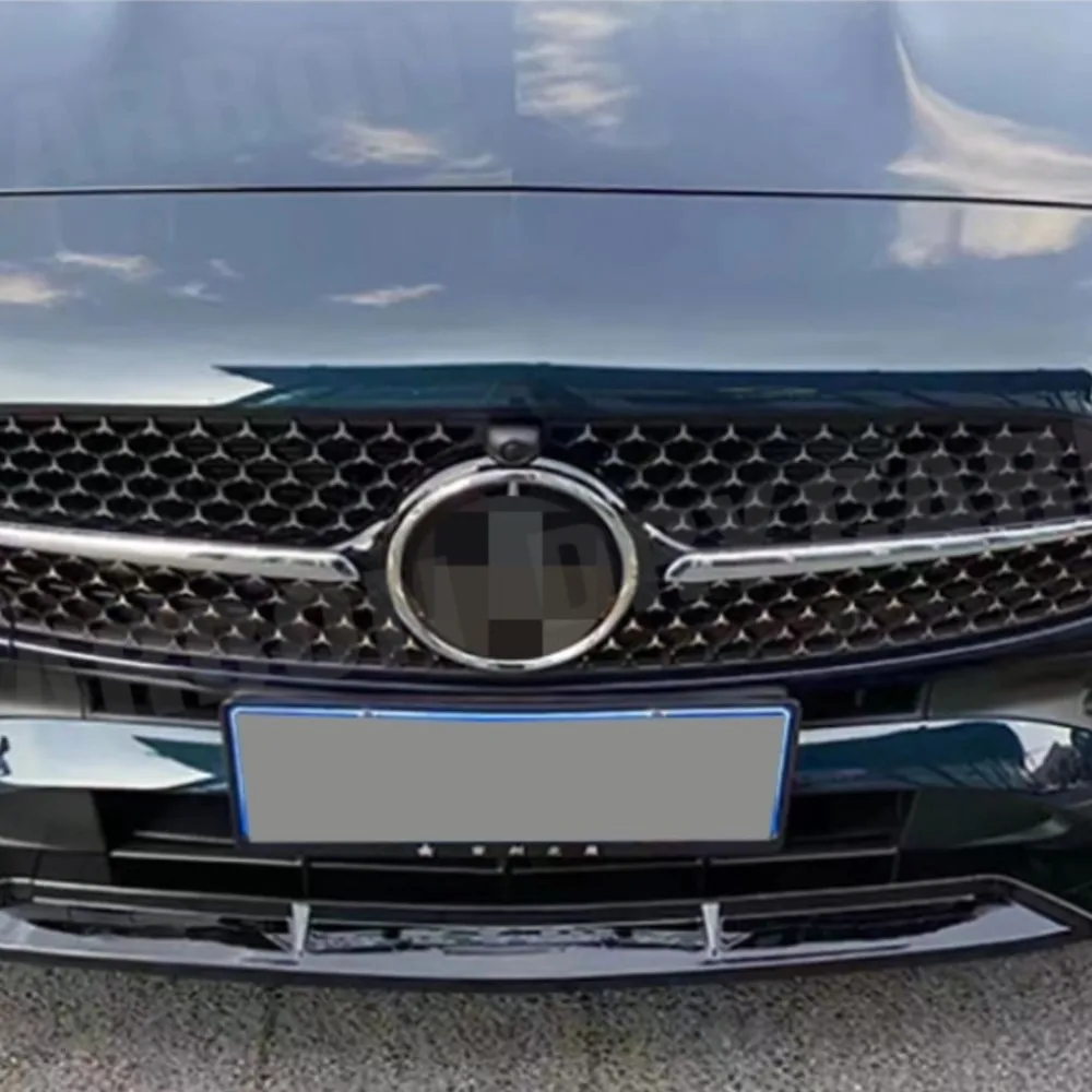 

Car Body Kits ABS Material for Mercedes Benz C Class W206 C43 AMG Sport 2022+ Front Lip Bumper Chin Spoiler Aprons